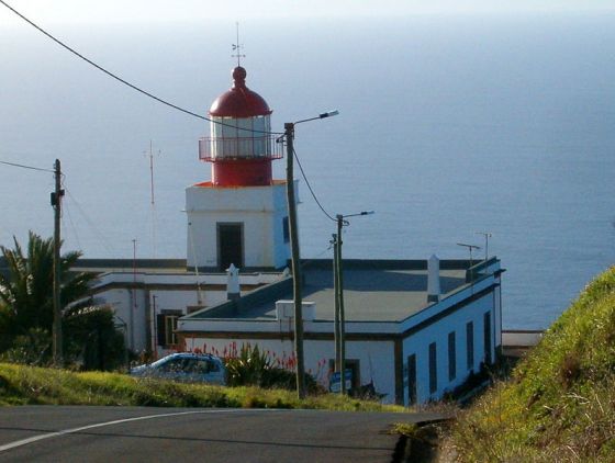 The iconic Ponta do Pargo Lighthouse located at the Ponta do Pargo escarpment